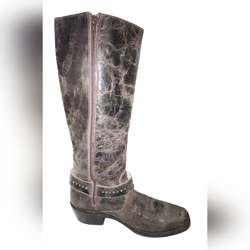 Double H (DH5221) Women’s Sonora Distressed Leather Boots, Women's 7.5​ - Picture 6 of 11
